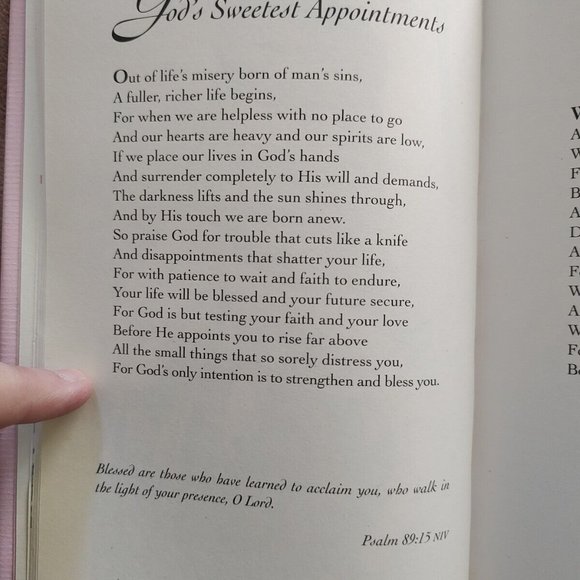 Book of Blessings Helen Steiner Rice by Virginia J Ruehlmann 1997 Vintage HC NF - Picture 14 of 16